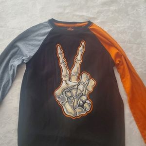 Boys skeleton t shirt
